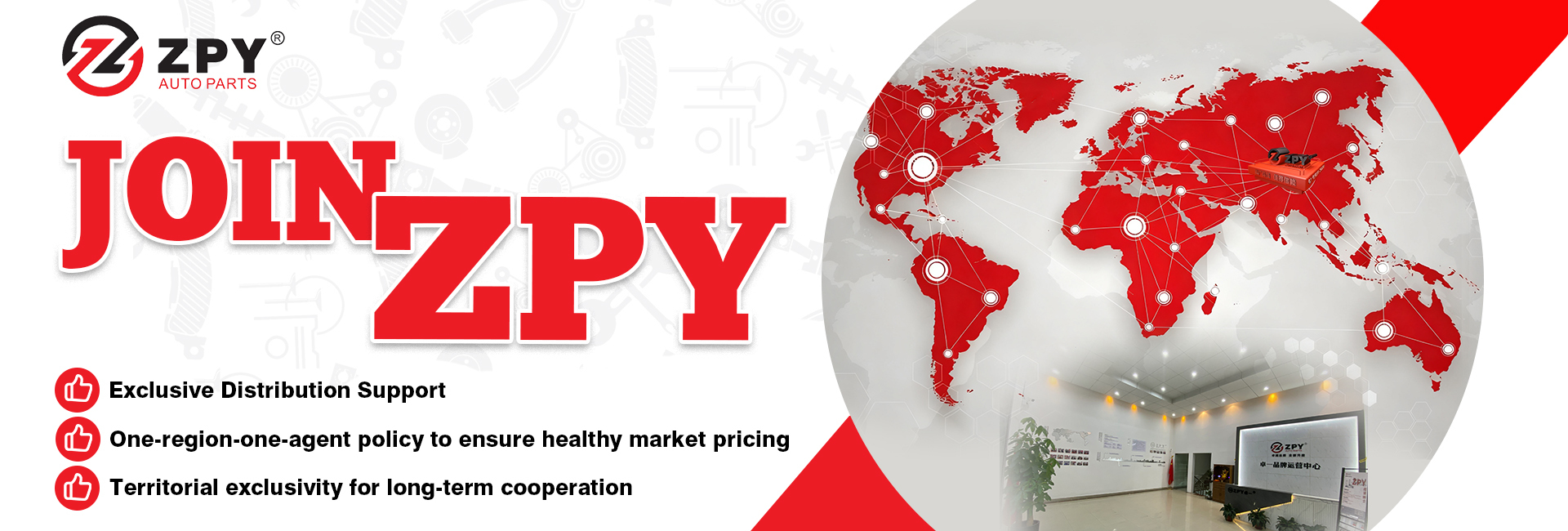 qualidade Auto peças refrigerando fábrica